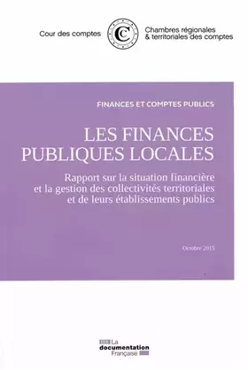 Les finances publiques locales
