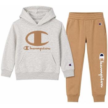 Ensemble De Survêtement Garçon Sweat Et Jogging Beige