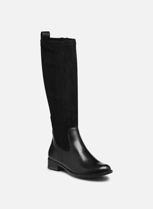 CAPRICE Bottes, noir, en Mélange de matériaux de cuir et textile avec Talon bloc, P.36