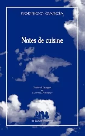 Notes de cuisine - GARCÍA RODRIGO