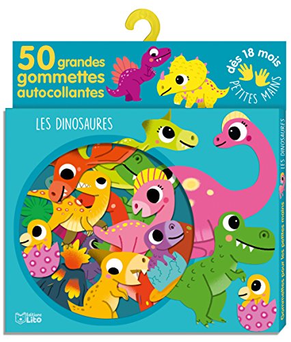 Les dinosaures: 50 grandes gommettes autocollantes