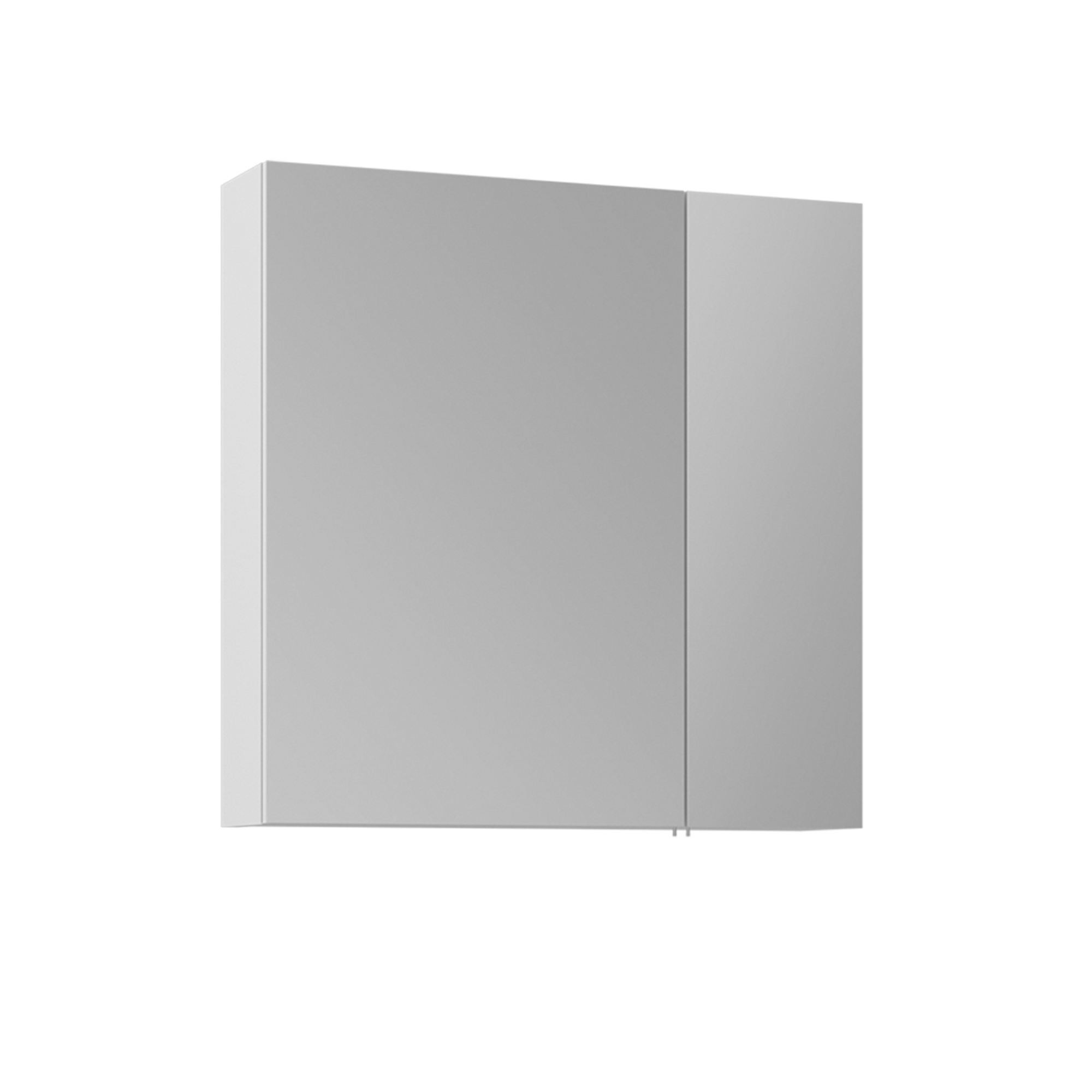 Meuble Salle De Bain Avec Miroir "nuvola 60 V2" - 66 X 16 X 60 Cm - White
