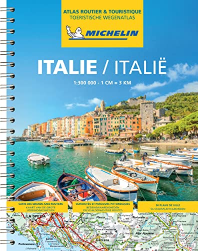 Italie: 1:300.000: atlas routier et touristique. Italia: 1:300.000: atlante stradale e turistico. Italia: 1:300.000: tourist and motoring atlas