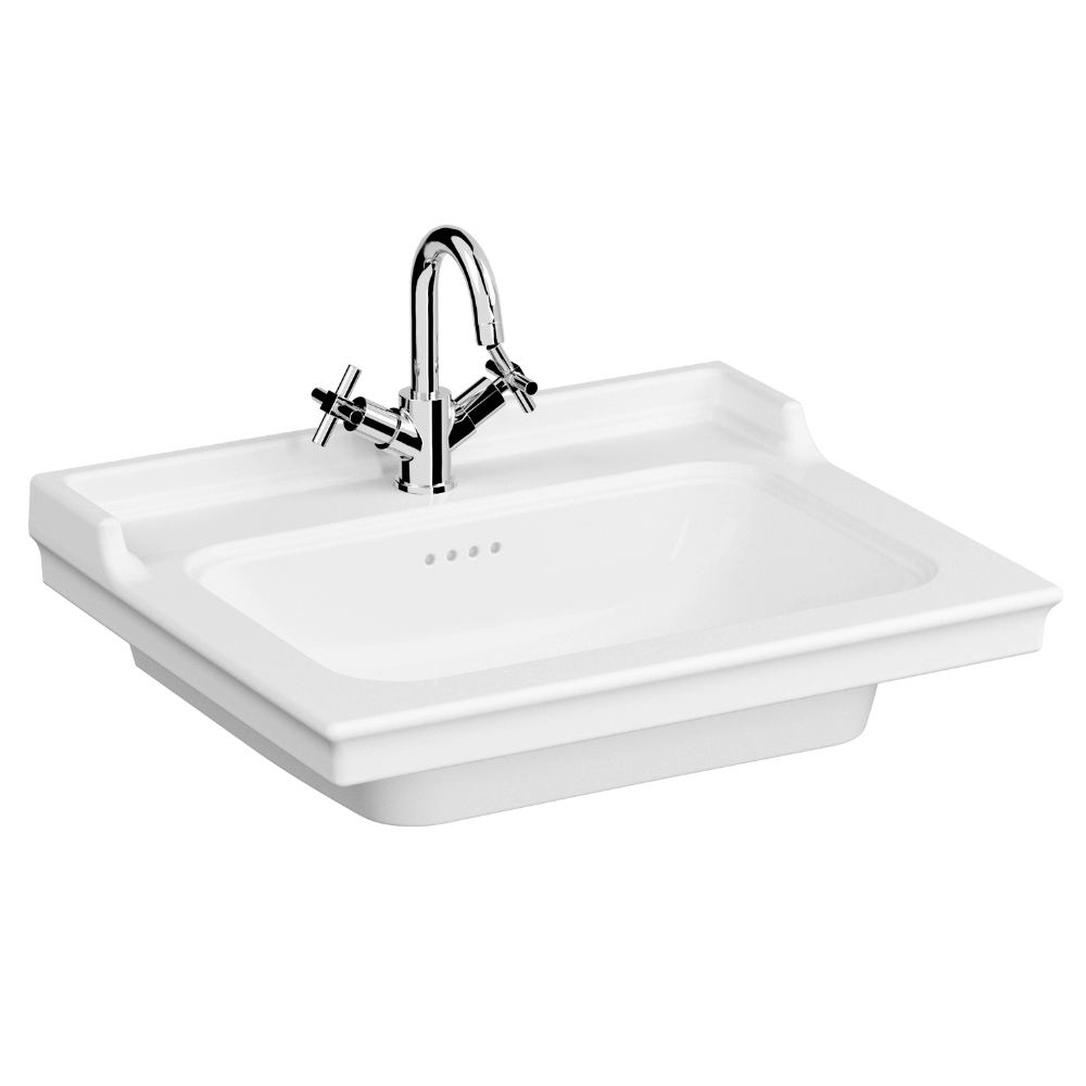 Lavabo VitrA Valarte blanc avec trop plein