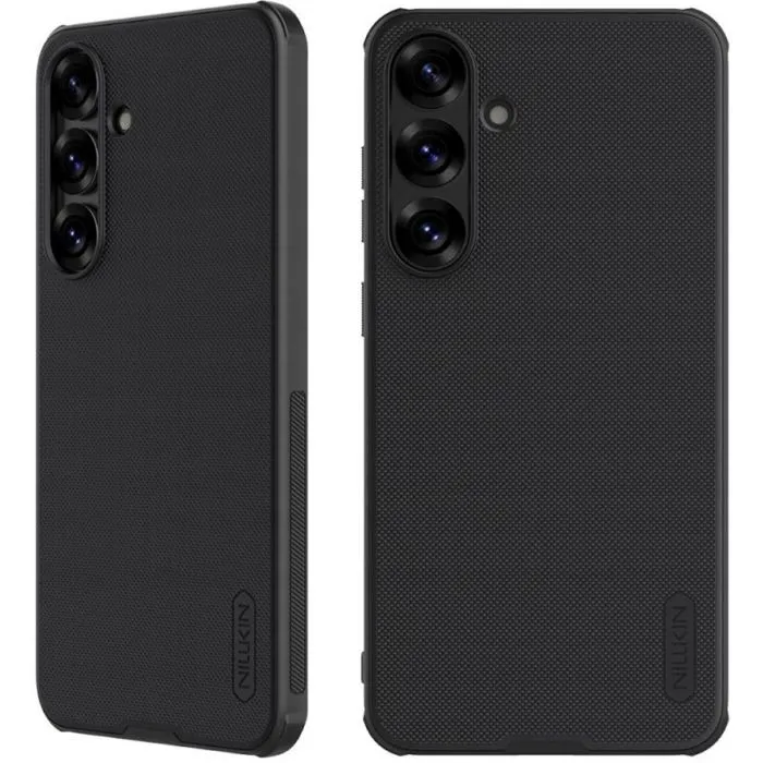 Coque Pour Galaxy S25 Conception Bi-matière Modèle Super Frosted Pro Noir Nillkin
