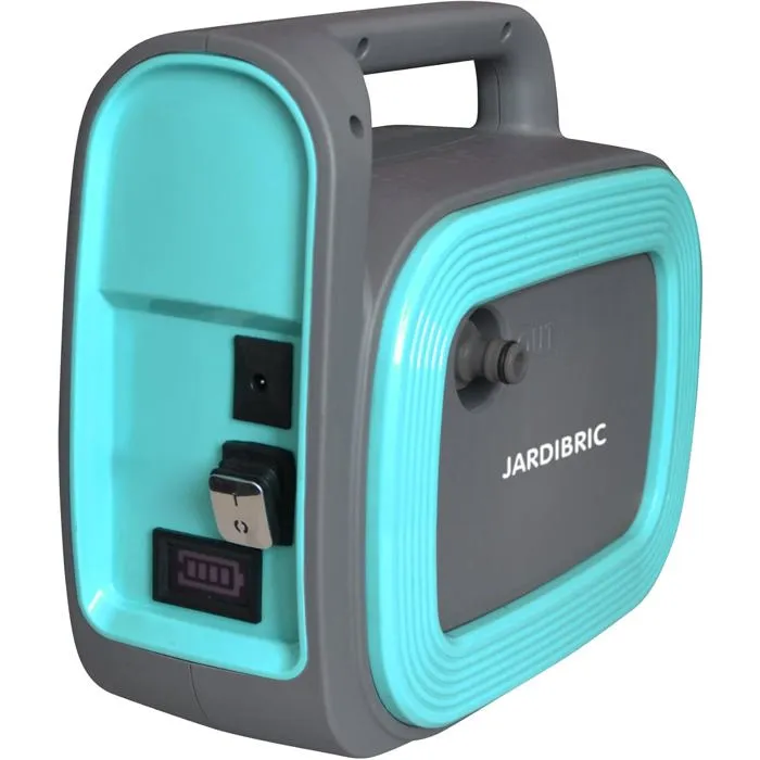 Pompe pour récupérateur d'eau de pluie sur batterie rechargeable 12V Jardibric 660 L/h