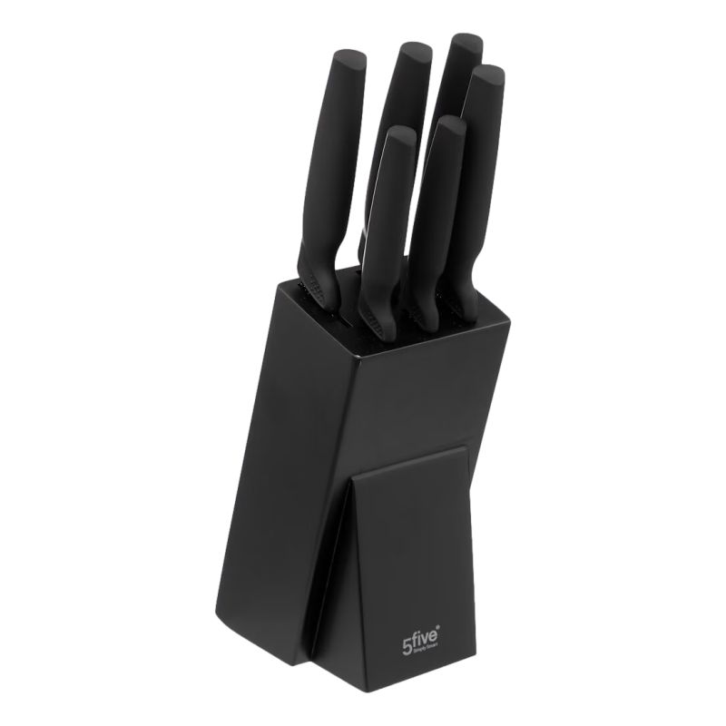 Bloc Couteaux 6 Pièces "caractère" Secret De Gourmet - -