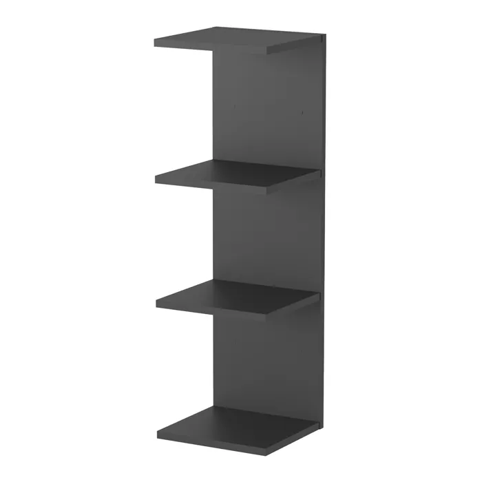 Étagère murale Surahammar 95 x 30 x 28 cm noir en.casa
