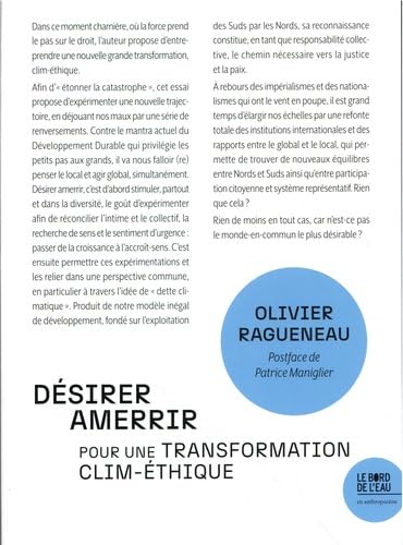 Désirer amerrir: pour une transformation clim-éthique