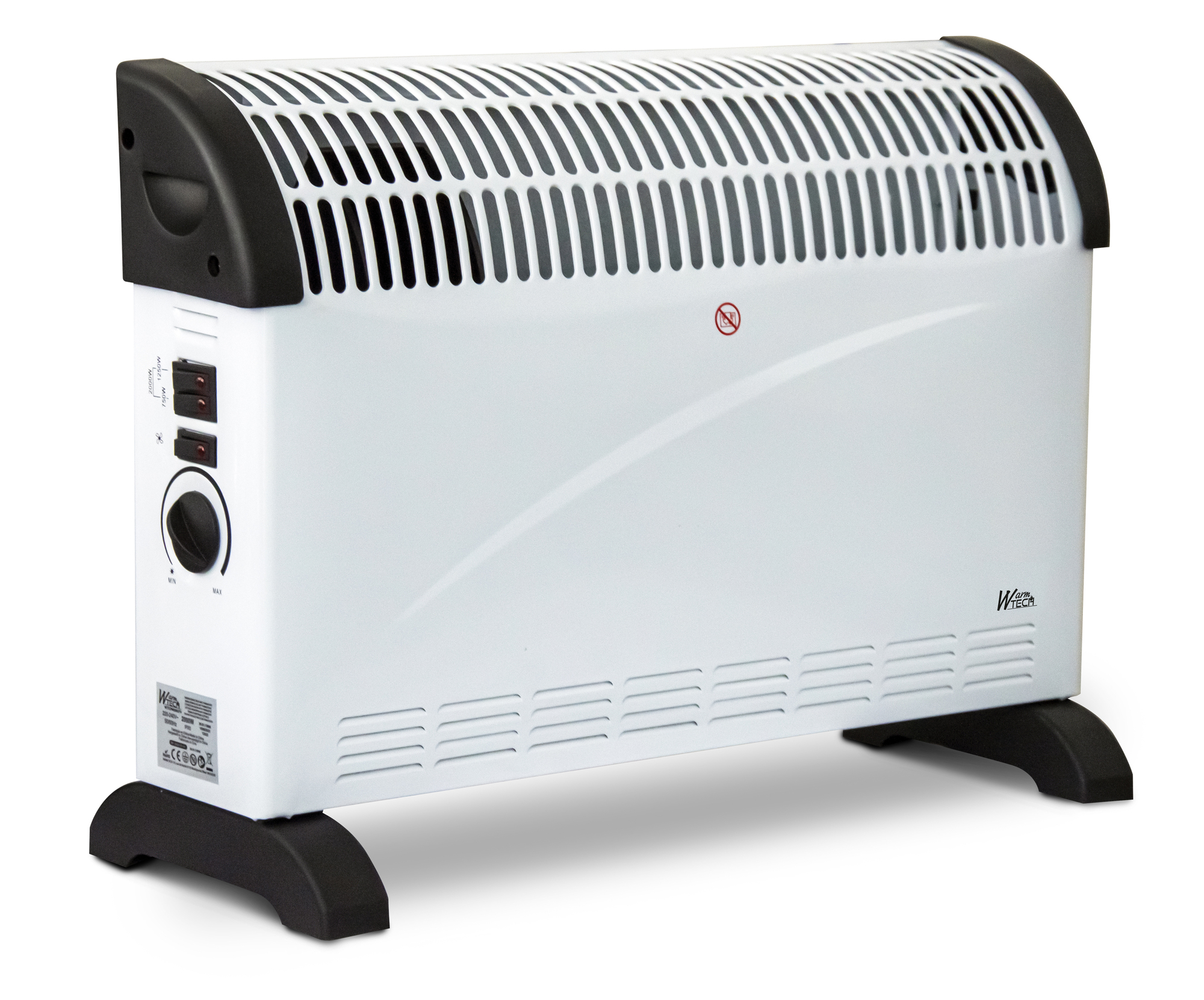 Convecteur 2000 W avec ventilation WARM TECH WTTCPM2002TV