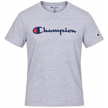 T-shirt Garçon À Manches Courtes Signature Gris