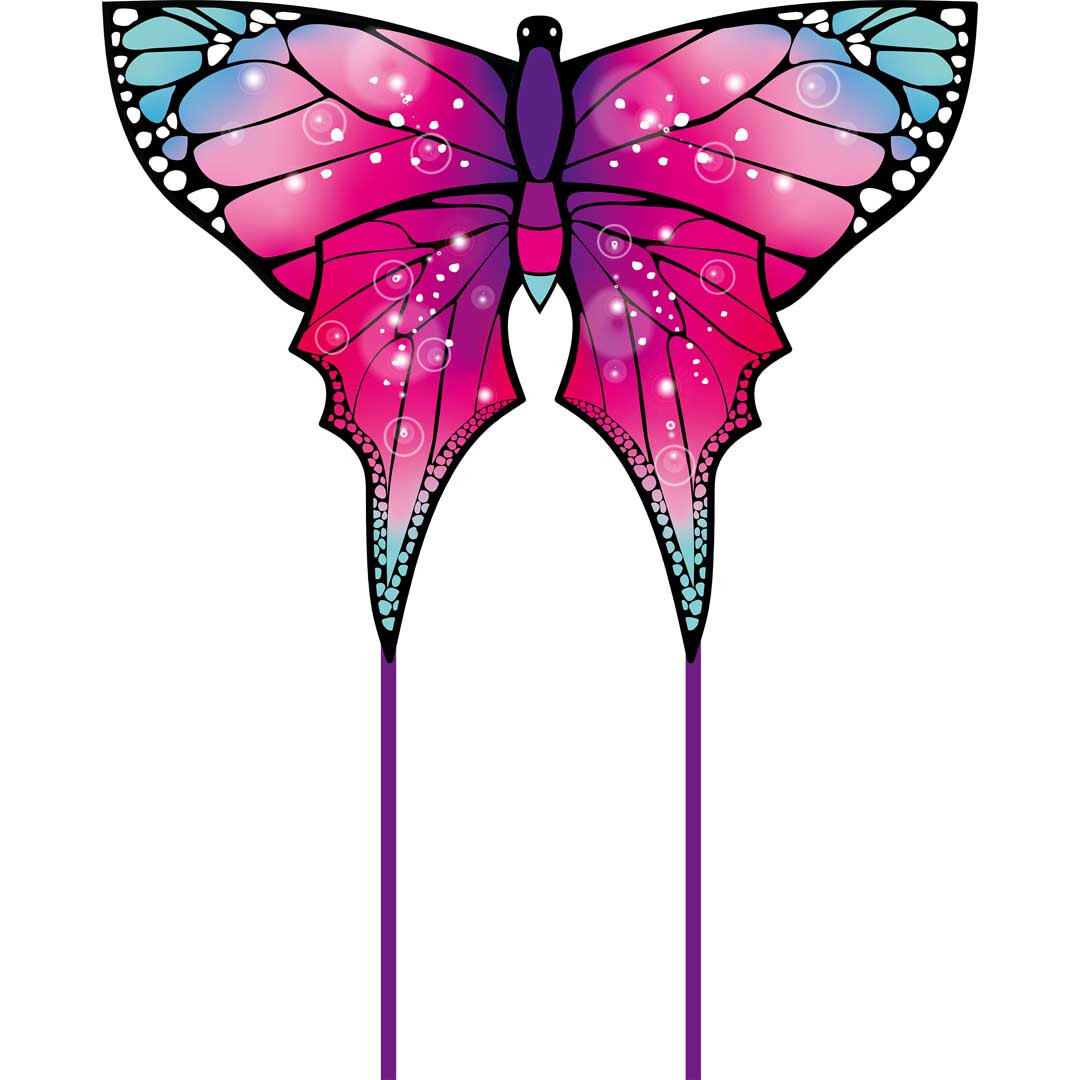 Cerf-volant HQ-Invento Ecoline Papillon Guimauve (x2)