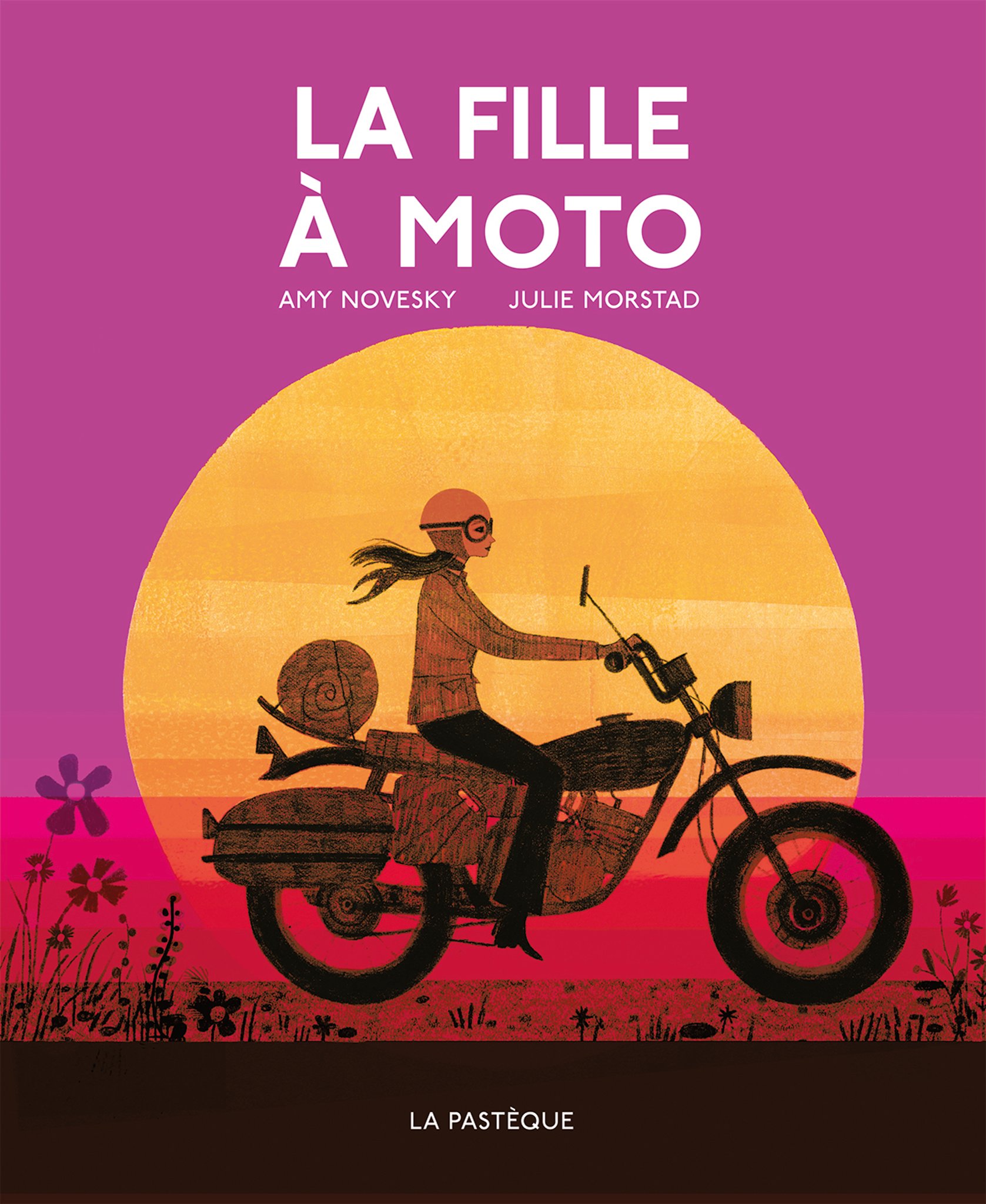 La fille à moto