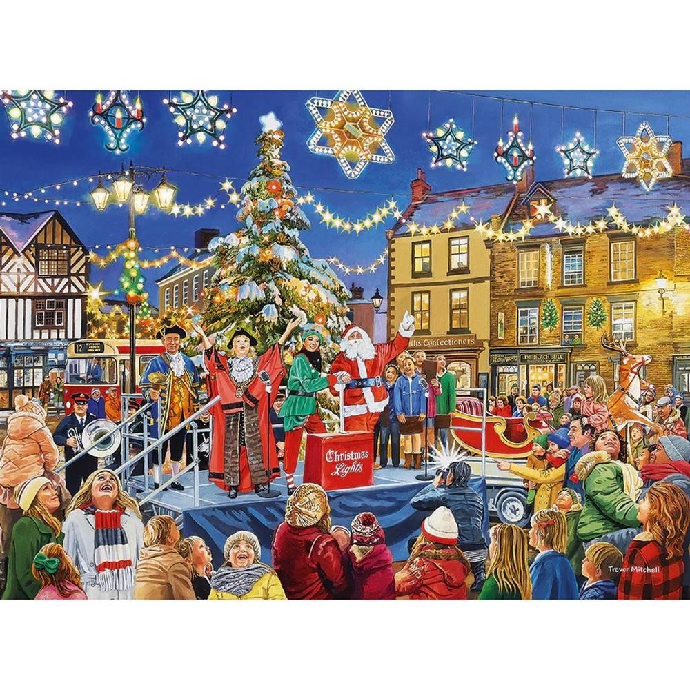 Gibsons Christmas Switch On Jeu De Puzzle 1000 Pièce(s)
