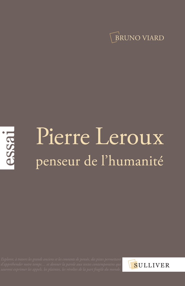 Pierre Leroux - penseur de l'humanité
