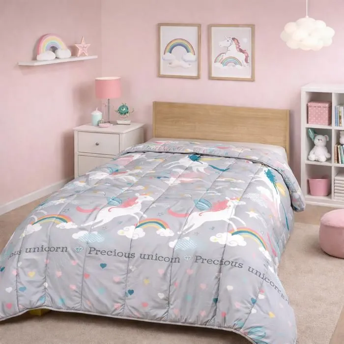 Couette imprimée Ninon - Tempérée - 1 personne 140 x 200 - 14845