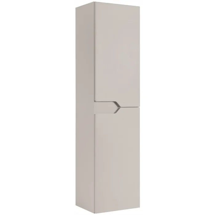Meuble colonne de salle de bain suspendu MODERN cachemire 35 x 136 cm