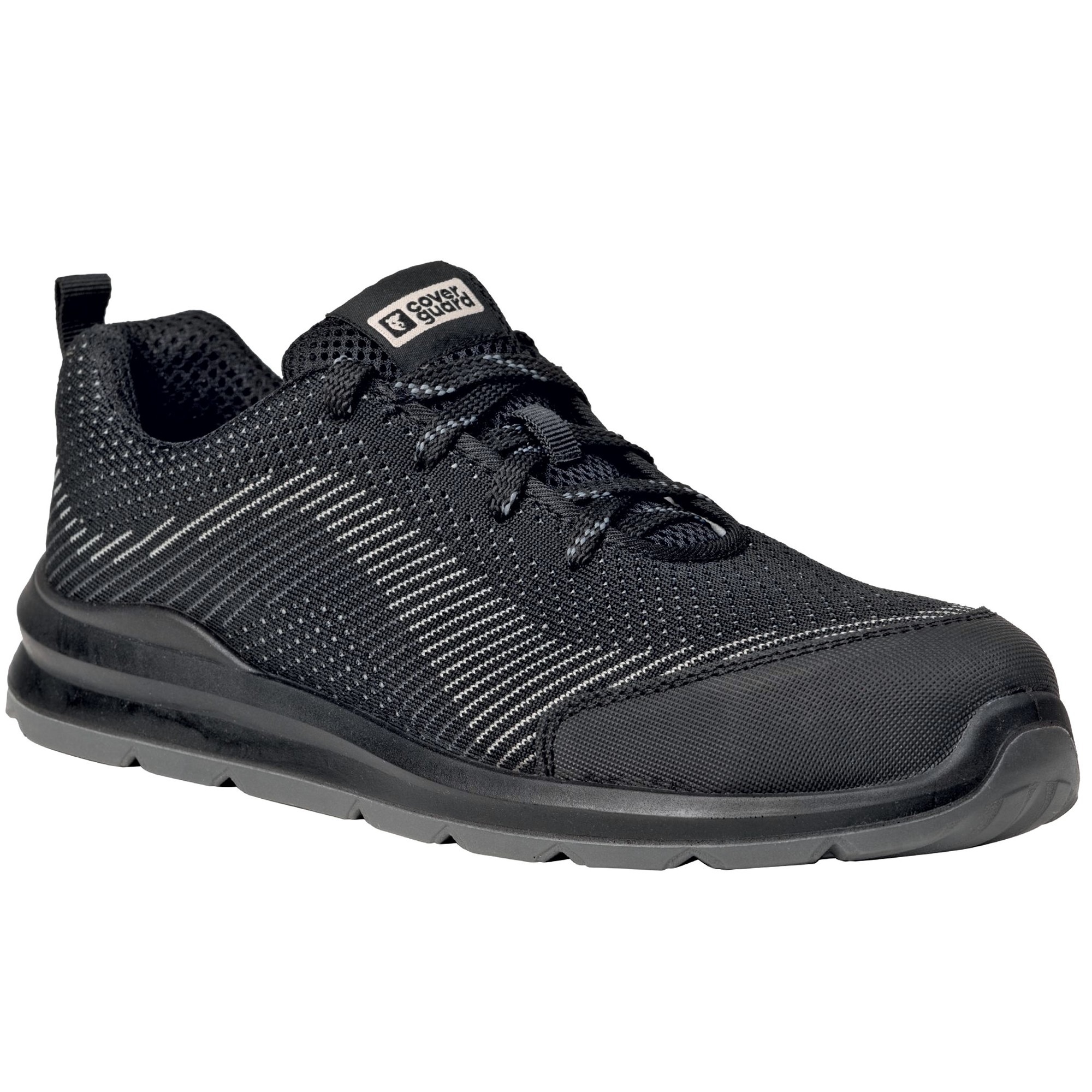 Chaussures De Sécurité Coverguard Milerite S1p Taille 46 Basse Noir Gris