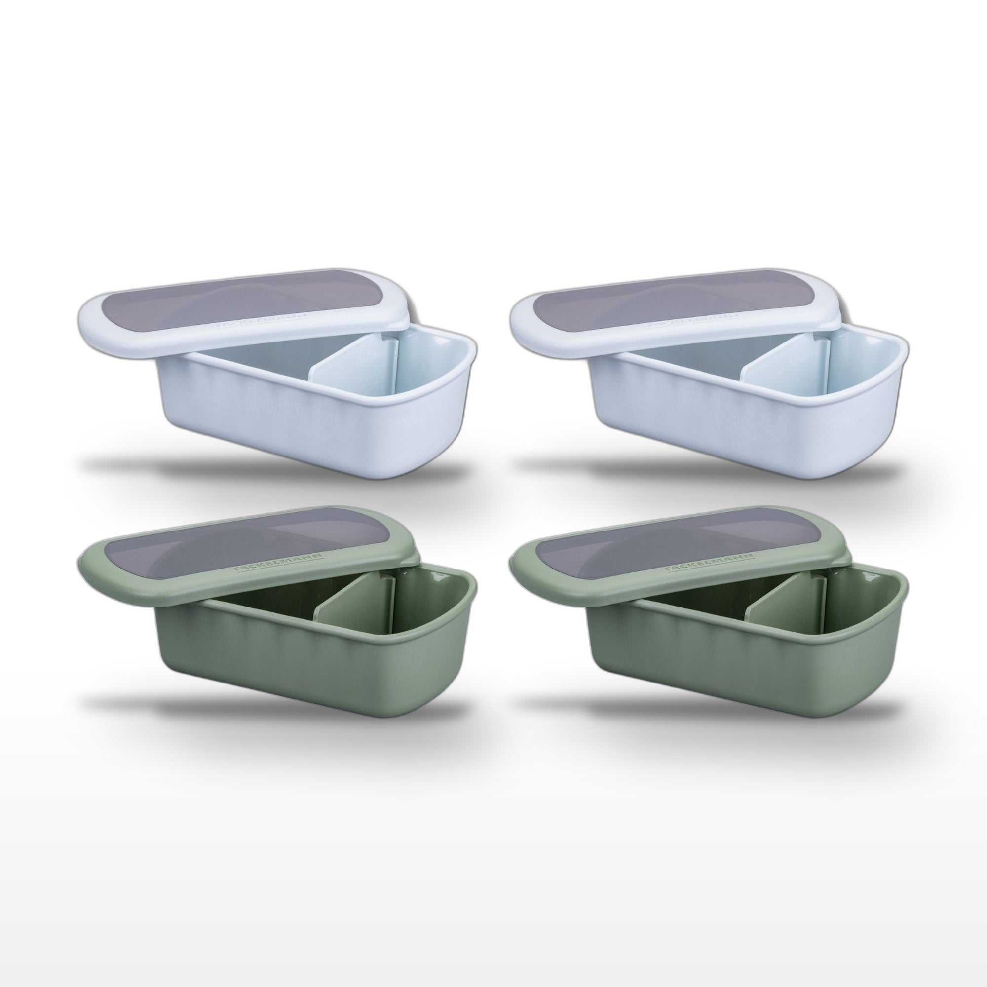 Lot De 4 Lunch Box 1l Avec 4 Ustensiles De Cuisine Fackelmann Storage