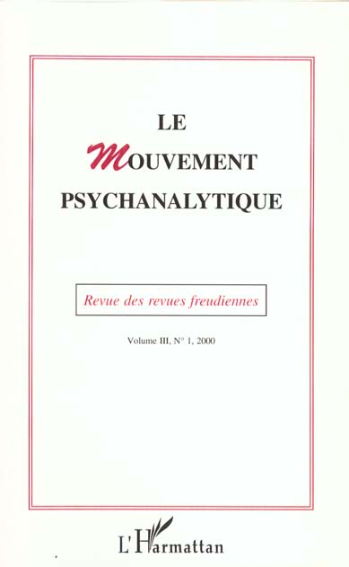 Le mouvement psychanalytique