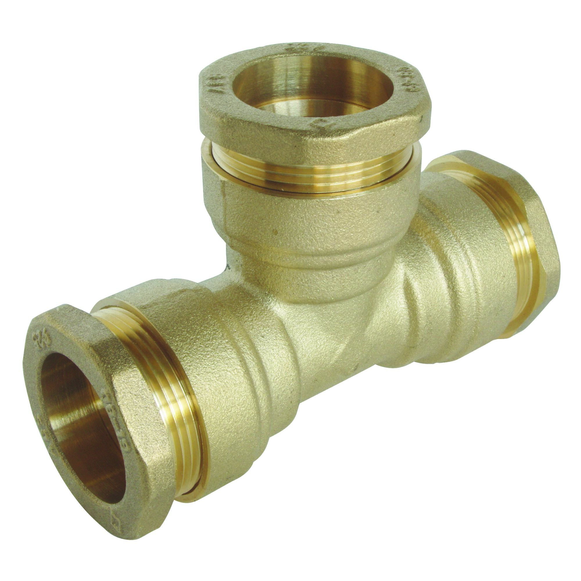 Raccord Laiton Té Égal Sumo Pour Tube Pe Ø25 Mm