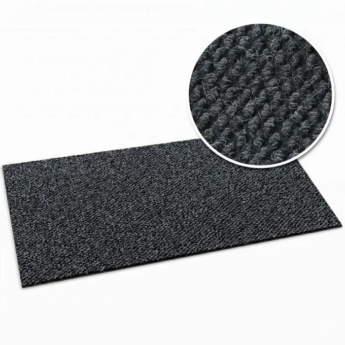 Tapis Anti-salissures Hong Kong Pro Anthracite, 100 X 350 Cm
