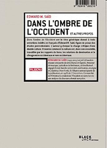 Dans l'ombre de l'occident / les arabes peuvent-ils parler?