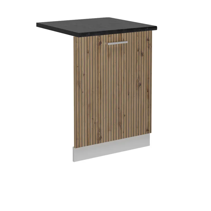 Vicco Panneau de lave-vaisselle Chêne Artisan 60cm, PT Anthracite
