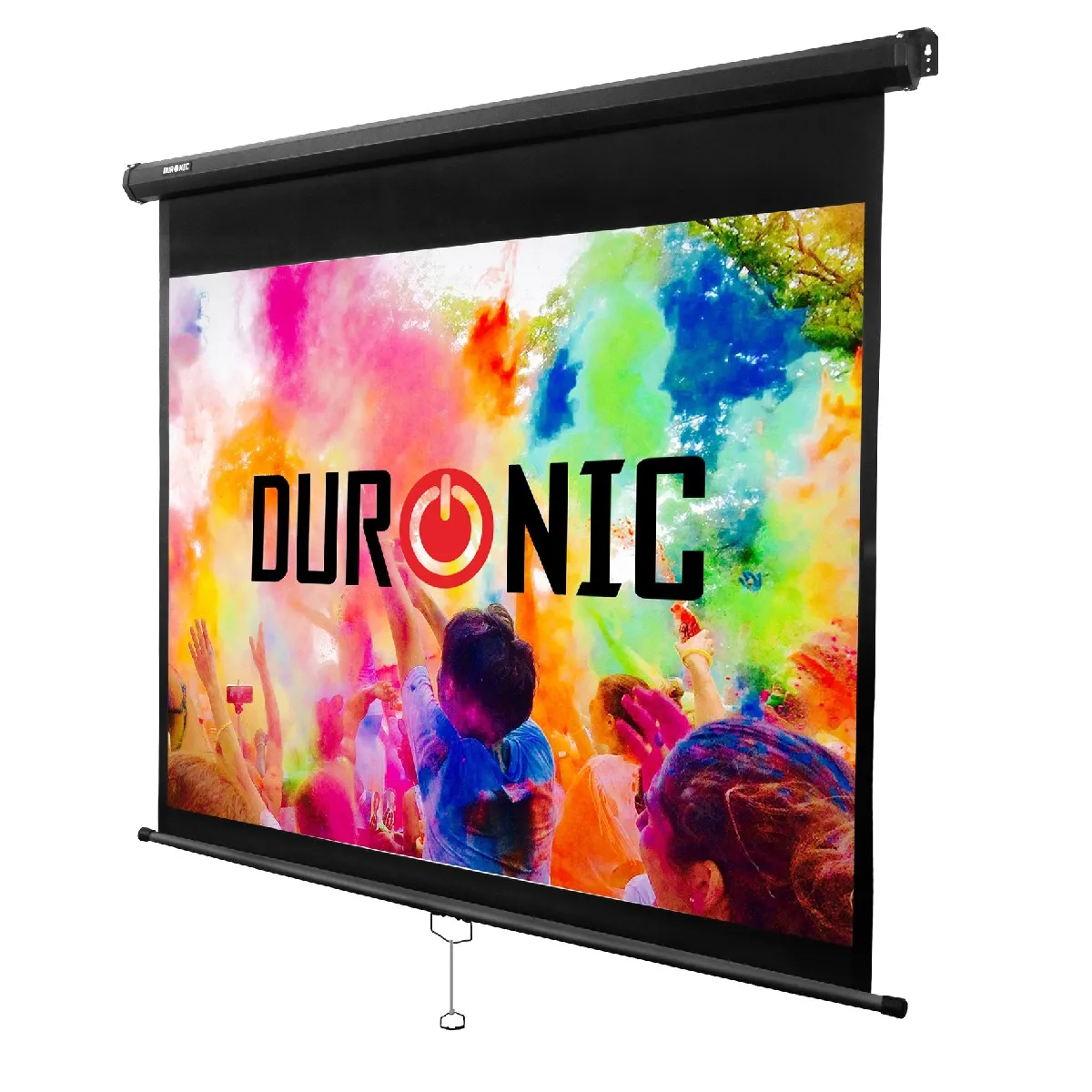 Ecran De Projection De 60 Pouces 122 X 91cm Toile Pour Vidéoprojecteur De 152cm Home Cinema Tv Duronic Mps60 4:3