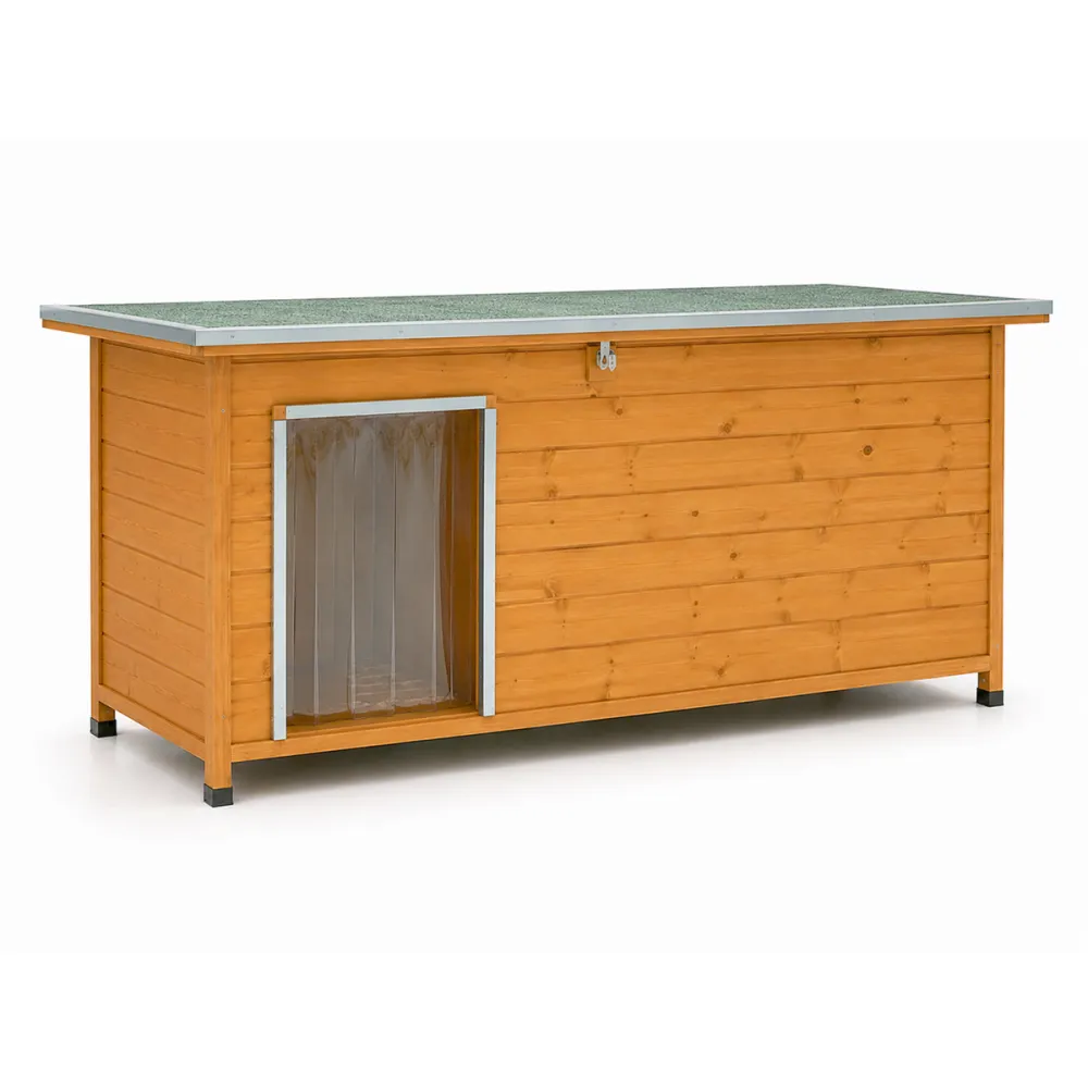 Niche En Bois Haute Isolation Taille 2xl - Épicéa 3 Couches Avec Toit Étanche