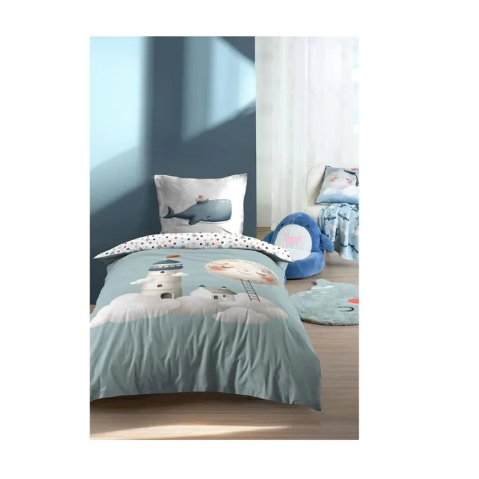 Housse De Couette + Taie Moby La Baleine