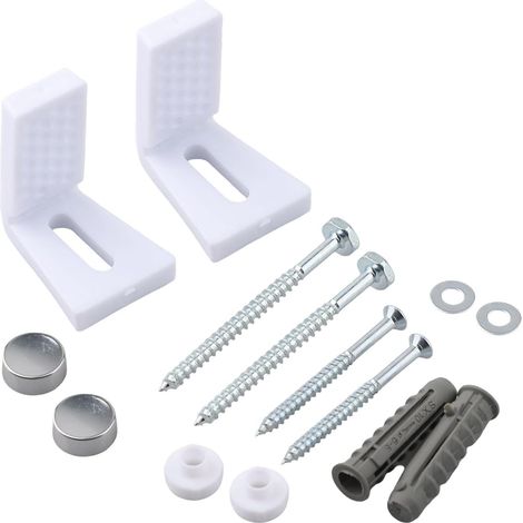Kit Fixation Wc Au Sol,vis Fixation Wc, Fixation Sur Pied Toilet, Kit De Fixation Cuvette Wc Y Compris Bouchon D'Extension, Support De Montage Pour Fixation/pièces De Rechange