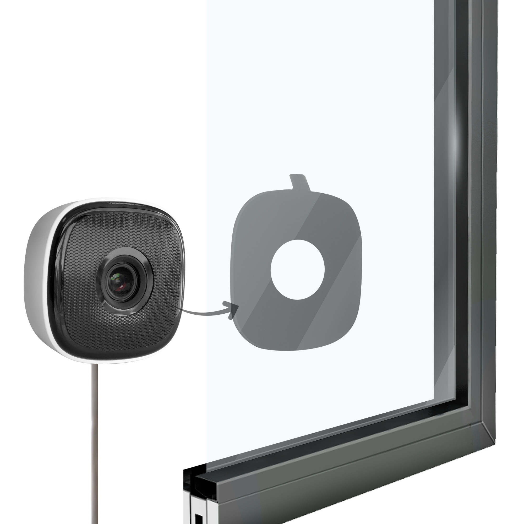 Caméra Wifi Ip 2k 3mp - Homecam Window 2k 3mp - Avidsen - 127170