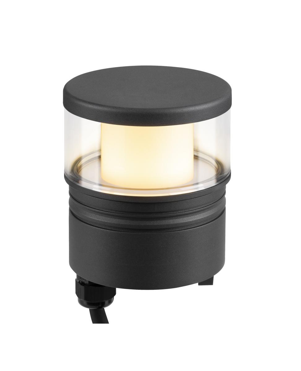 Tête De Lampe Borne M-pol Extérieur Gris Led 19w 2700/3000k Ip 65 - Slv - 1006389