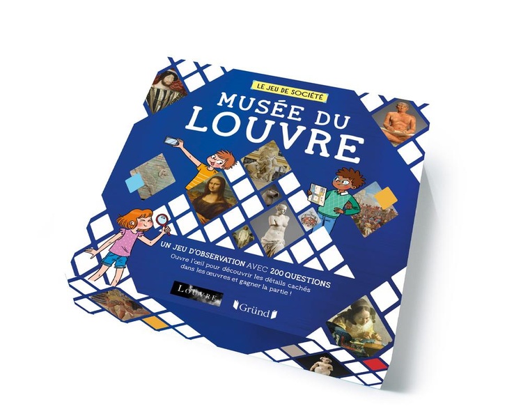 Musée du Louvre: le jeu de société: un jeu d'observation avec 200 questions