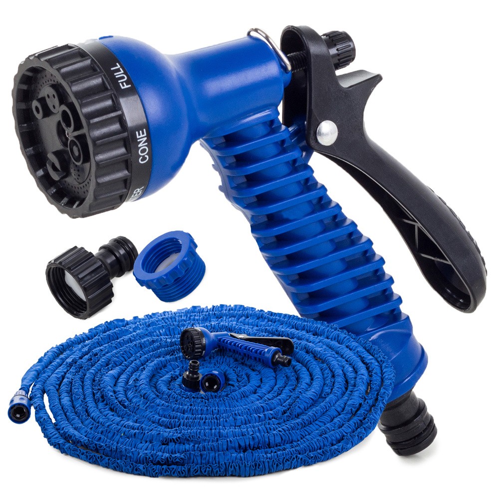 Tuyau D'Arrosage Extensible Et Durable, Pistolet De 60 M