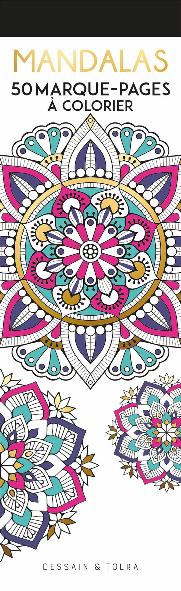 Mandalas: 50 marque-pages à colorier