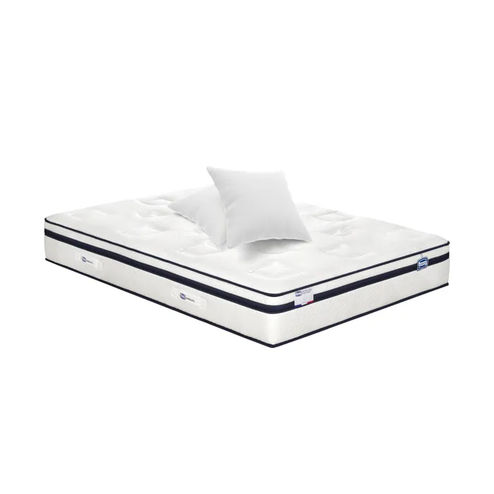 Matelas Incomparable 160x200 Hybride, Ferme H27 + 2 Oreillers