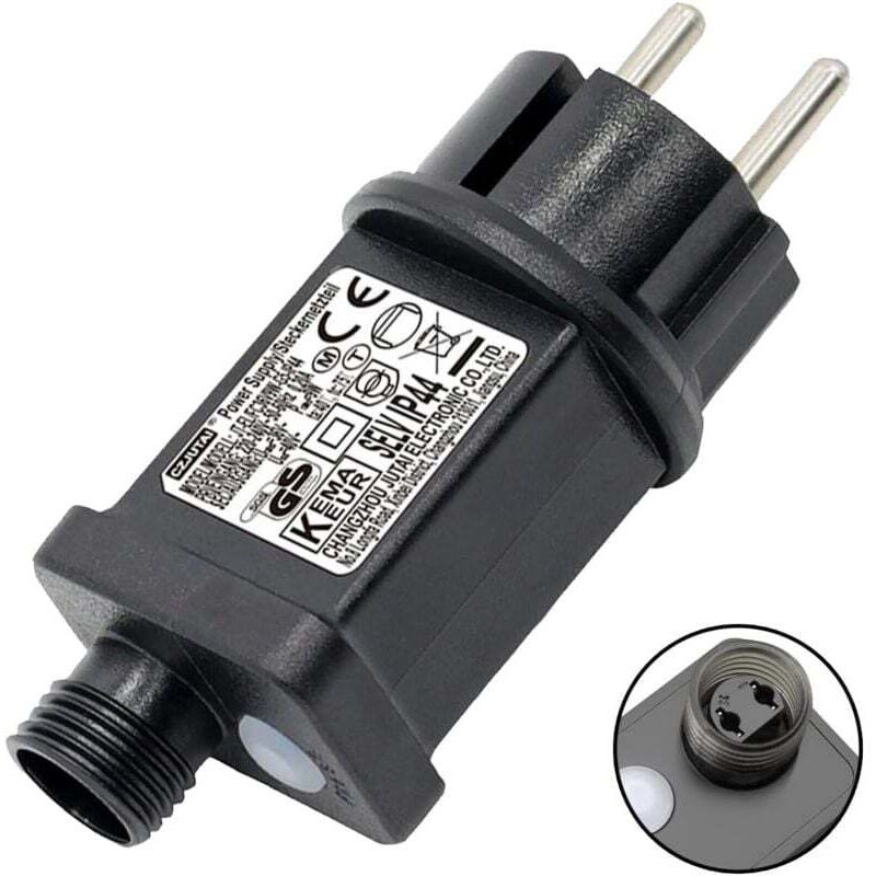 Clignoteur Pour Guirlande Lumineuse 31v 6w Prise Clignotante, 9 Modes Avec Fonction Minuterie, Étanche Ip44 Transformateur Led Pour Eclairage De Jardin, Rideau Lumineux