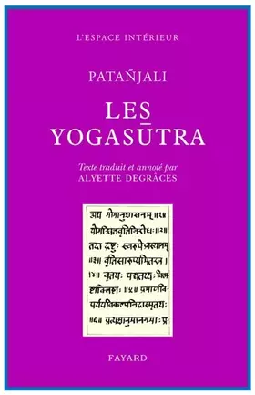 Les Yogasûtra de Patañjali