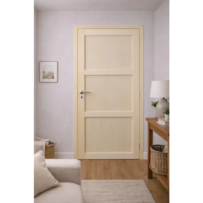 Bloc Porte Ayous 3 Panneaux H204 X L73 Cm Côte Tableau P.gauche,poignee Pomerol Gd Menuiseries