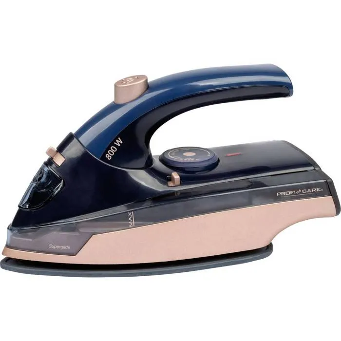 Mini Fer À Repasser De Voyage 800w Proficare Pc-db3125-bleu-rose
