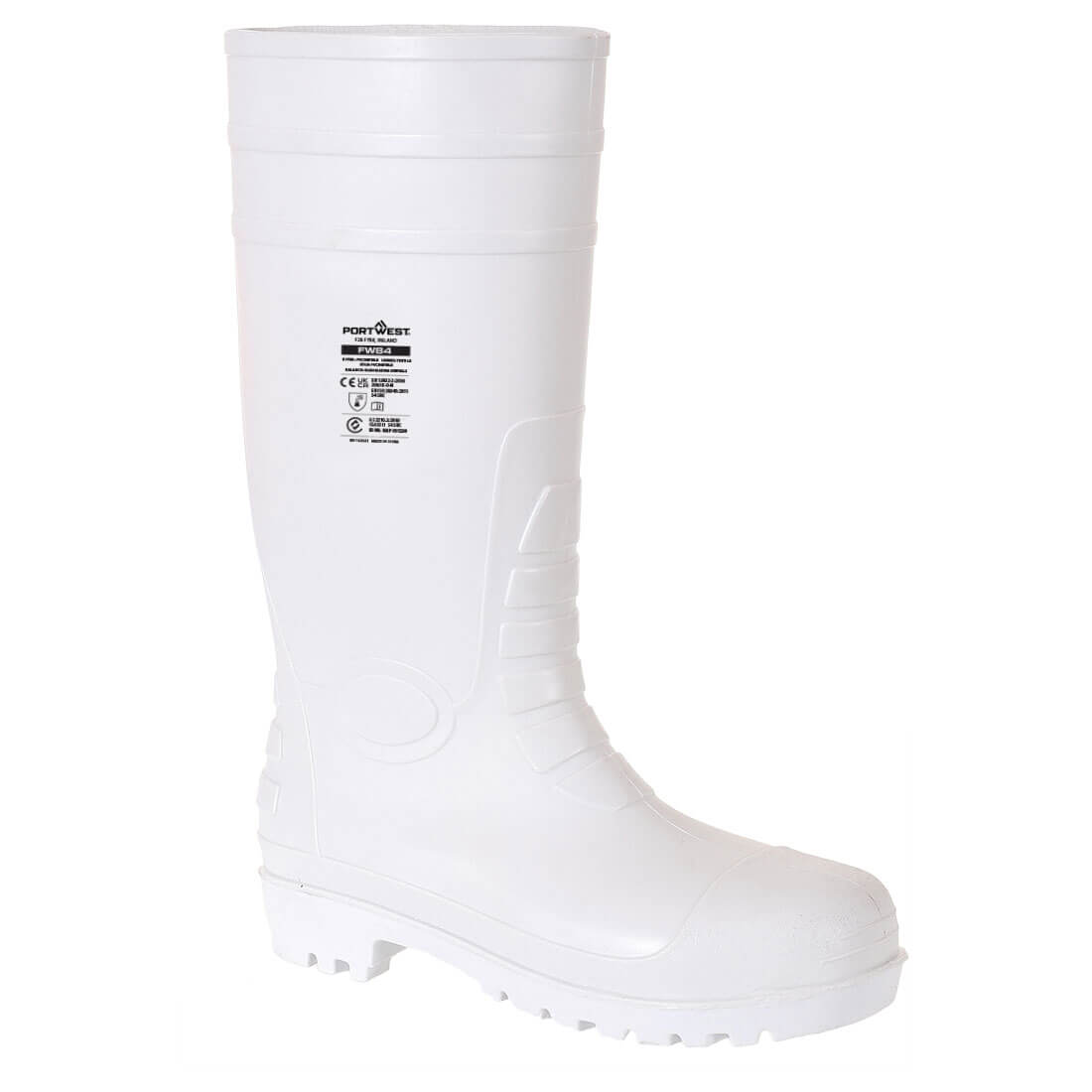 Botte Sécurité Industrie Alimentaire S4 Portwest Blanc 47