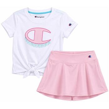 Ensemble Fille T-shirt Et Short Blanc