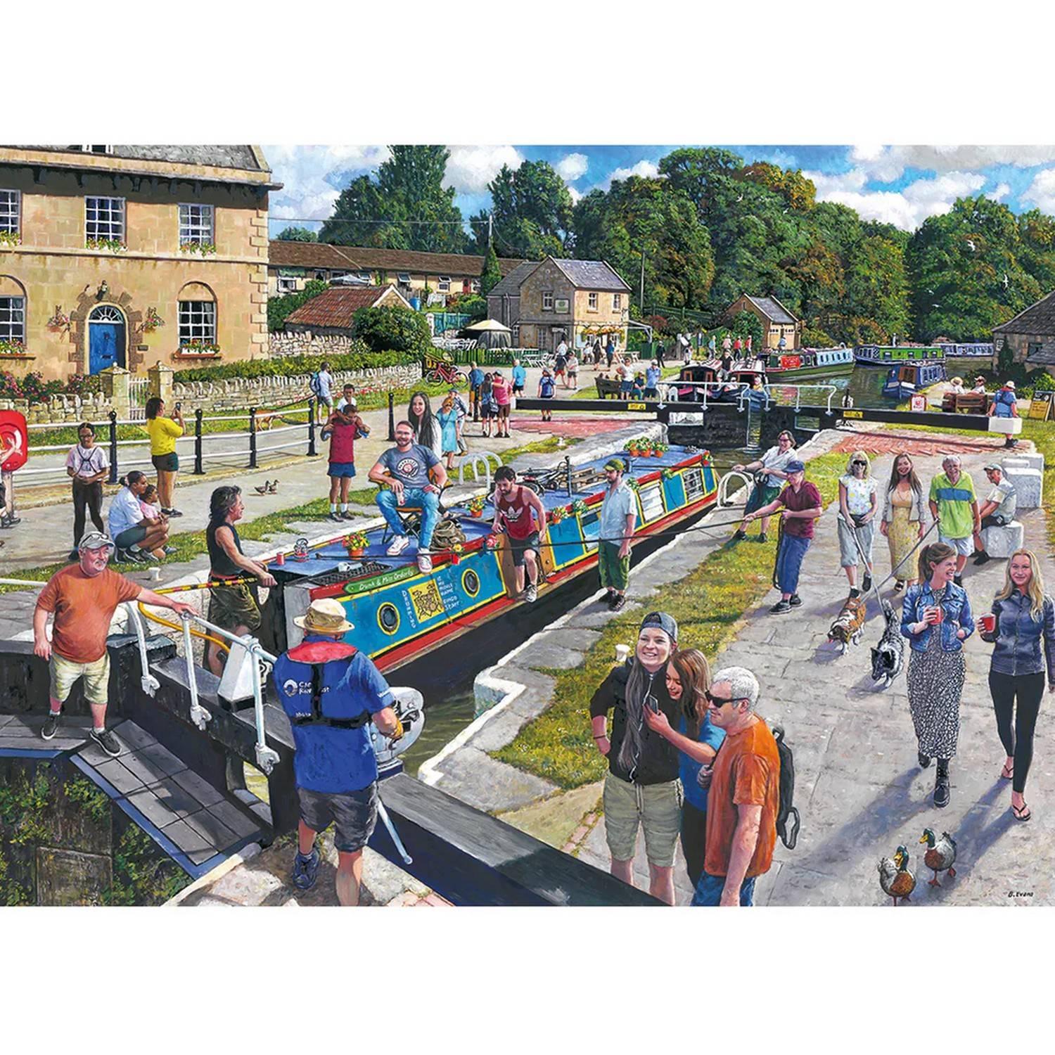 Gibsons Wiltshire Waterways Jeu De Puzzle 1000 Pièce(s)