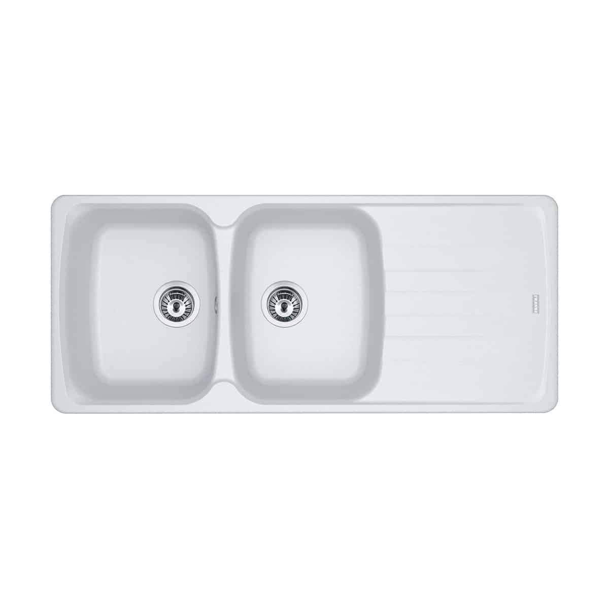 Evier Franke Antea Fragranite Azg621 - Blanc Artic (moucheté)