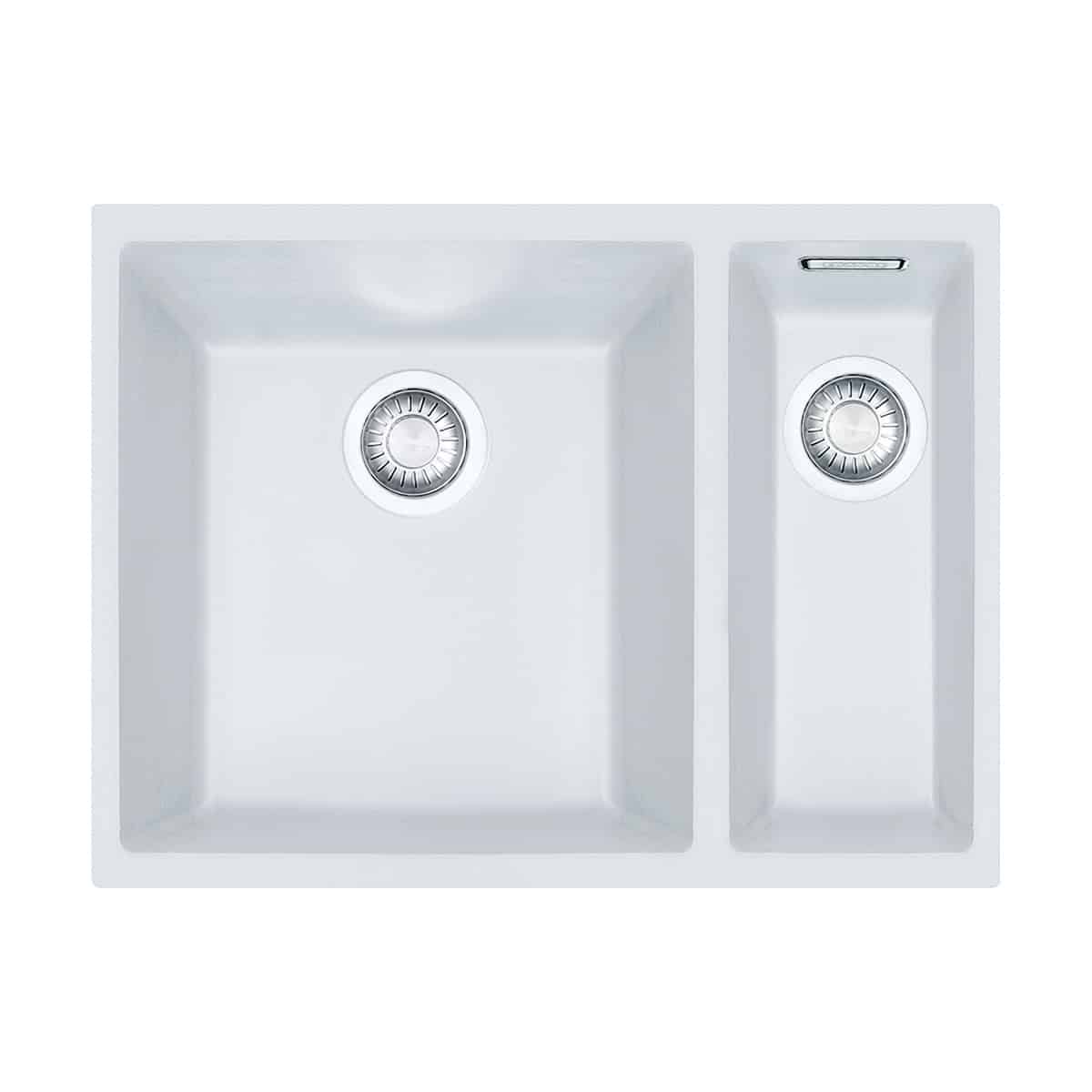 Franke - Evier Sirius Tectonite Sid160 - Blanc Artic (moucheté)