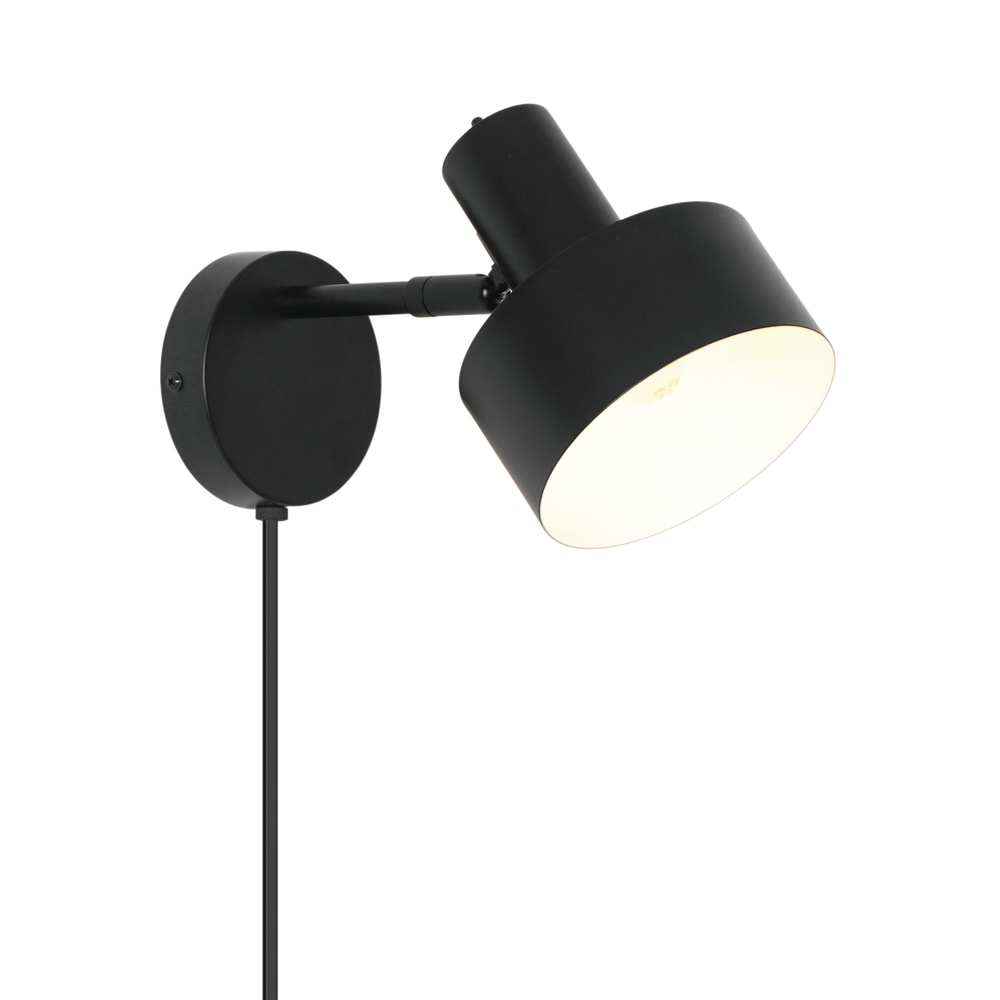 Applique murale MATIS Métal Noir, H.17 IP20 E27 /Nordlux Intérieur