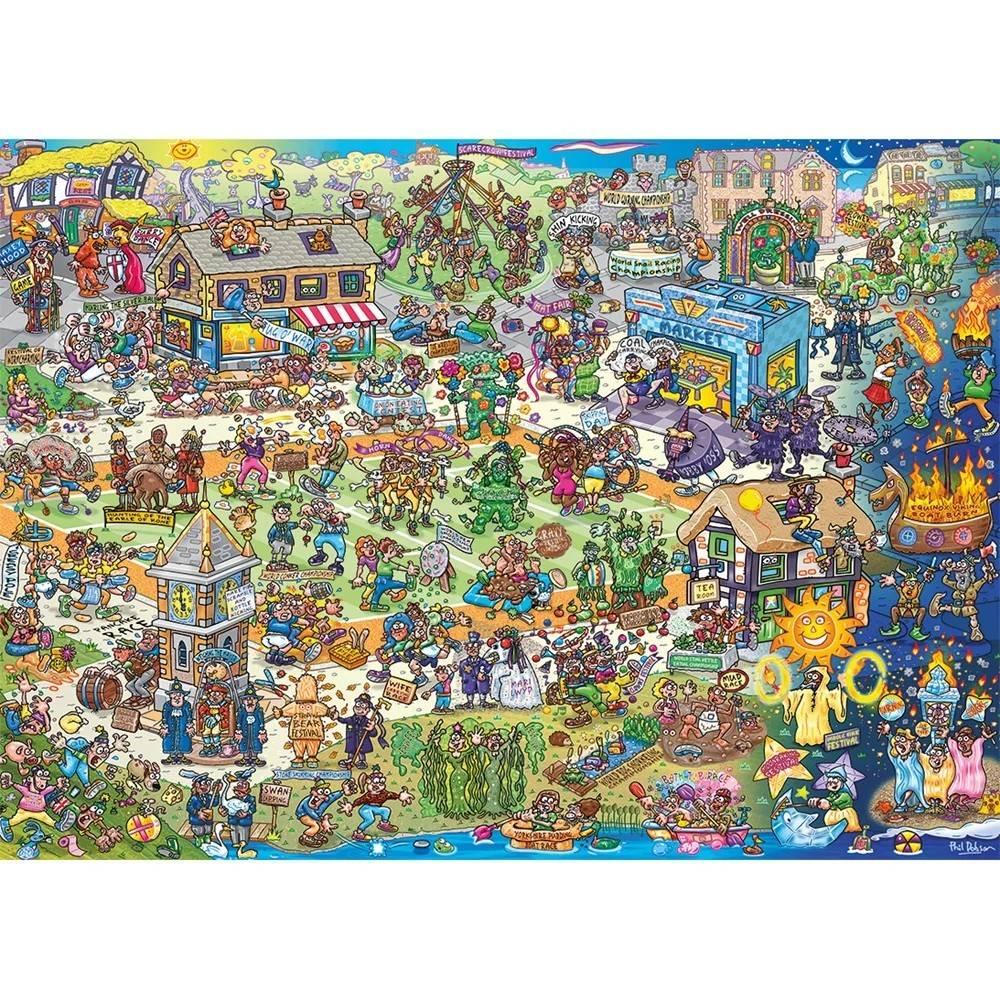 Gibsons Jokesaws: Barmy Britain Jeu De Puzzle 1000 Pièce(s)