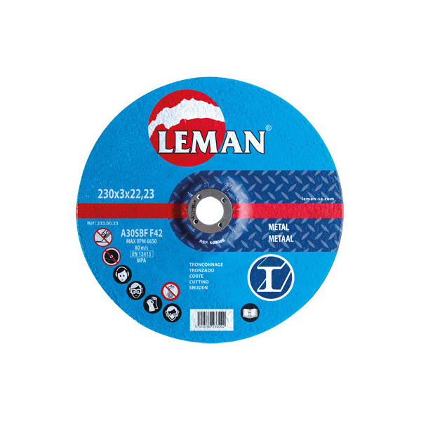 Disque À Tronçonner En Acier 115x3mm 113.00.25 Leman